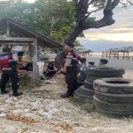 Sat Samapta Polres Bima Saat Imbau Masyarakat Jaga Kamtibmas