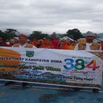 Peserta pawai budaya Kecamatan Madapangga