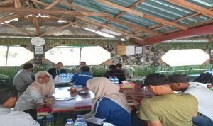 PWI Kabupaten Bima saat pelatihan jurnalistik di Panda
