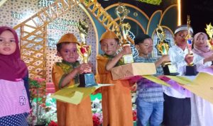 Santri Rumah Tahfidz Al Quran Salahuddin Al Ayyubi yang meraih Juara