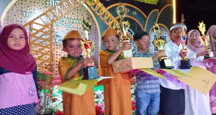 Santri Rumah Tahfidz Al Quran Salahuddin Al Ayyubi yang meraih Juara