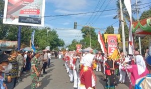 Pawai budaya di Kecamatan Bolo