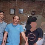 Kapolsek Bolo bersama Subdit I Res Narkoba Polda NTB saat amankan EV