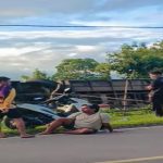 Kondisi Bus Surya Kencana di TKP