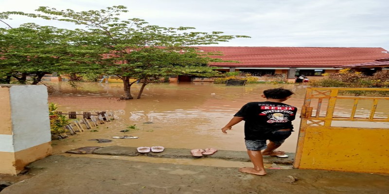 Kondisi sekolah di Bolo terdampak banjir Kondisi sekolah di Bolo terdampak banjir