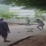 Suasana perang warga Desa Roka dan Runggu