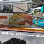 Bus malam dunia dan Surya Kencana dilempar OTK