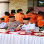 Wabup Bima dr H. Irfan Zubaidi, saat memberikan sambutan sebelum giat pemusnahan BB shabu-shabu